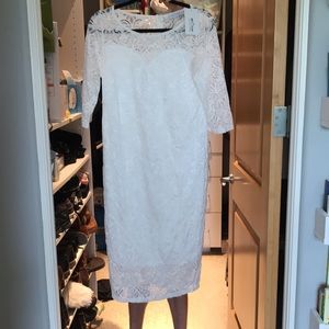 My bump large white lace maternity dress NWT